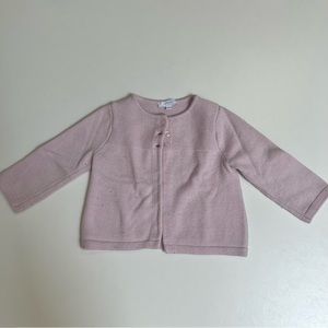 ***$8 BUNDLE*** Jacadi Pink Knit Cardigan
